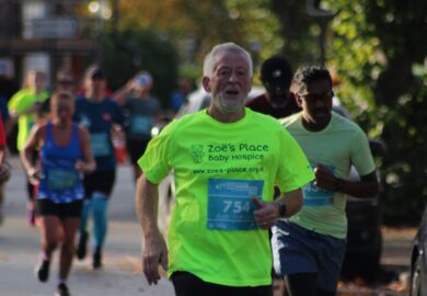 Alan’s 10th half marathon for Zoe’s Place Coventry!